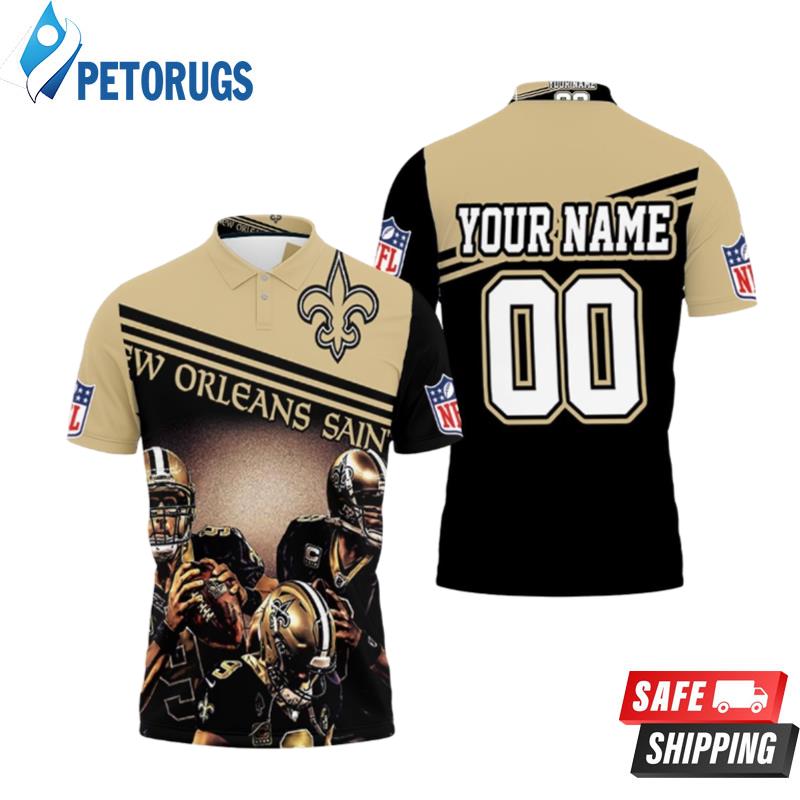 New Orleans Saints 2020 Nfl Season Nfc South Champions Great Players Legends Personalized Polo Shirts