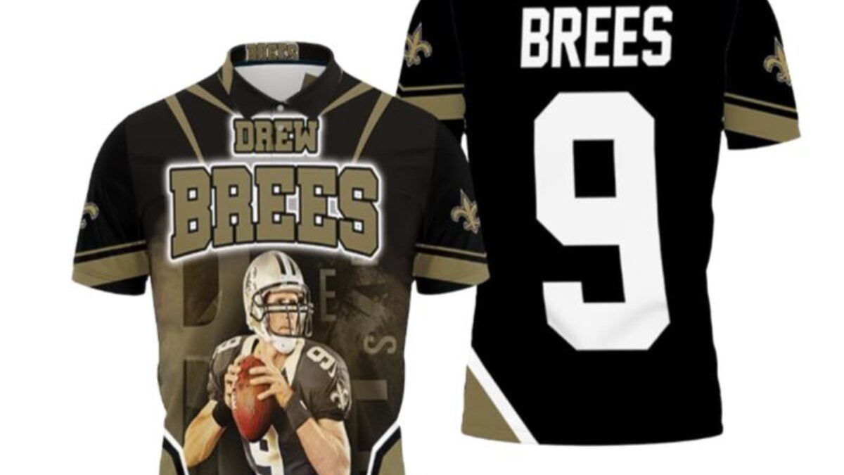New Orleans Saints Drew Brees Polo Shirts - Peto Rugs