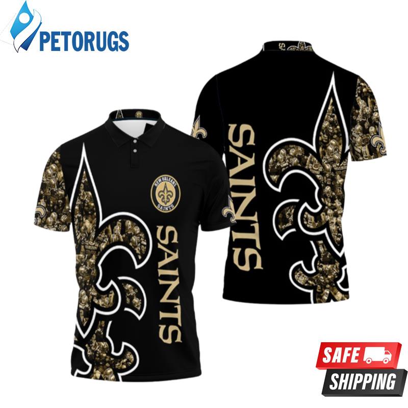 New Orleans Saints Nfl Lover Polo Shirts