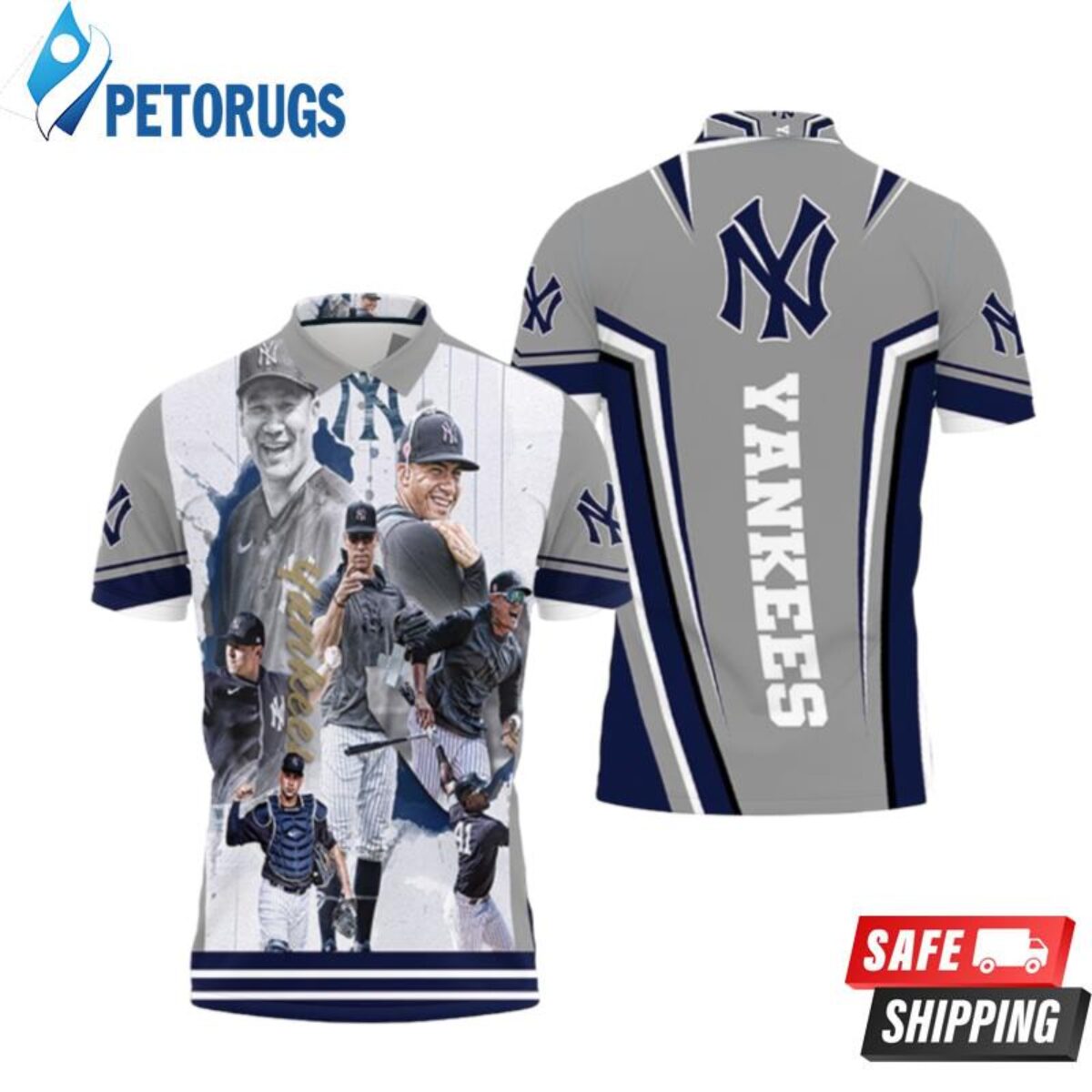 New York Yankees Great Team Best Players Polo Shirts - Peto Rugs