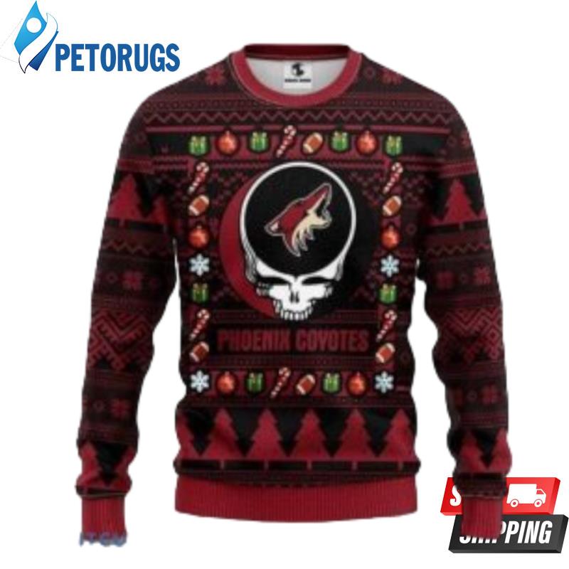 Nhl Phoenix Coyotes Grateful Dead Christmas Ugly Christmas Sweaters