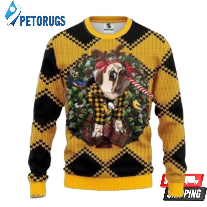 Nhl Pittsburgh Penguins Pug Dog Christmas Ugly Christmas Sweaters