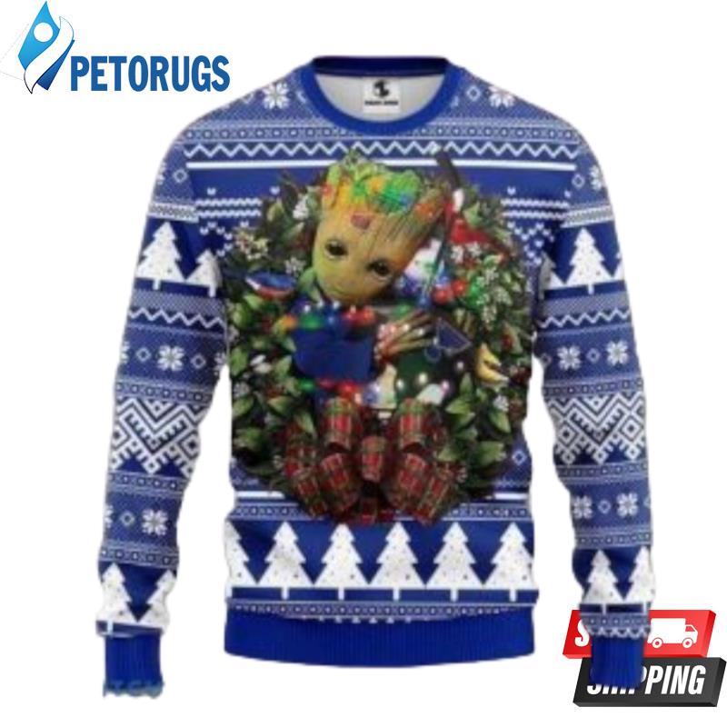 Nhl St_ Louis Blues Groot Hug Christmas Ugly Christmas Sweaters