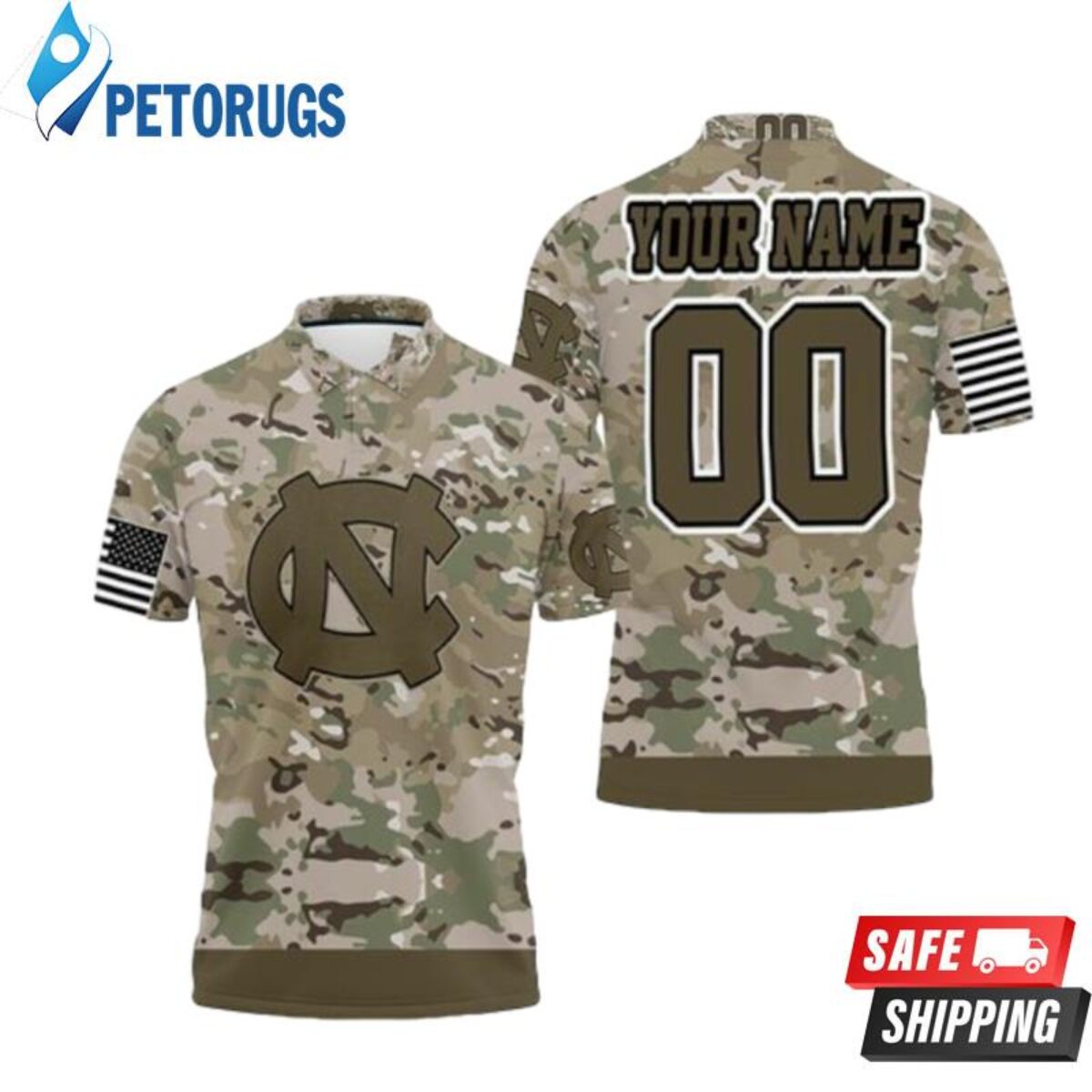 San Francisco 49ers Camouflage Veteran Us Flag Polo Shirts - Peto Rugs