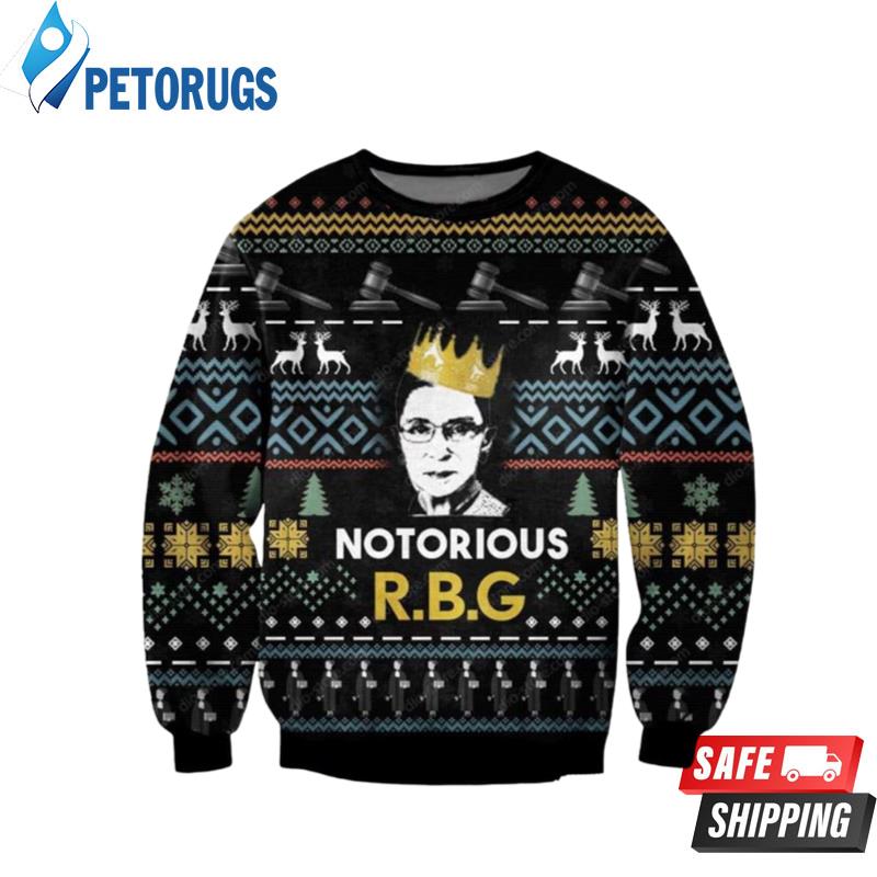 Notorious Rbg Ugly Christmas Sweaters