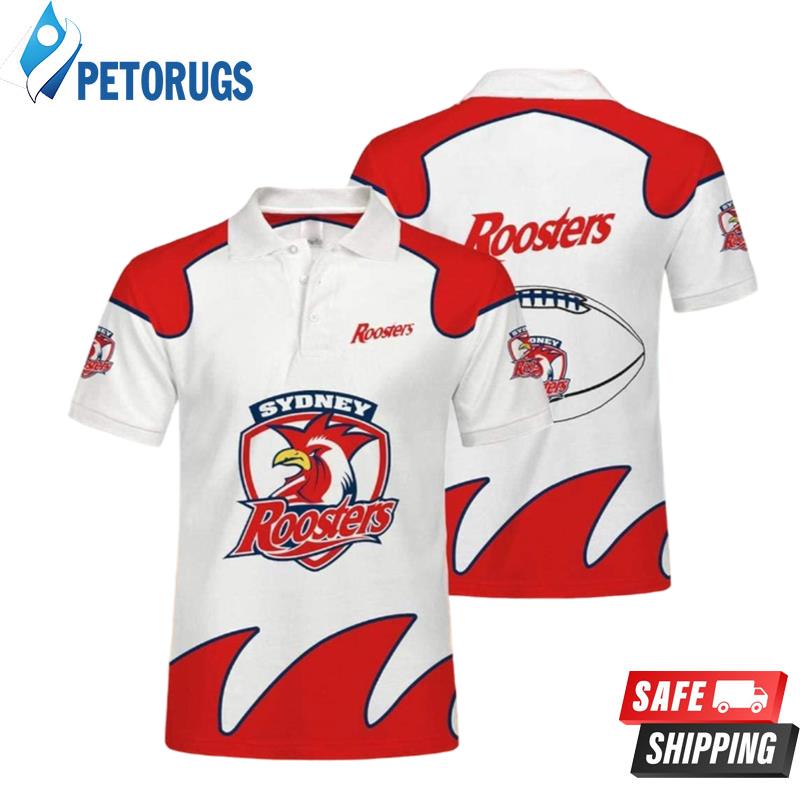 Nrl Sydney Roosters Casual Summer Short Polo Shirts