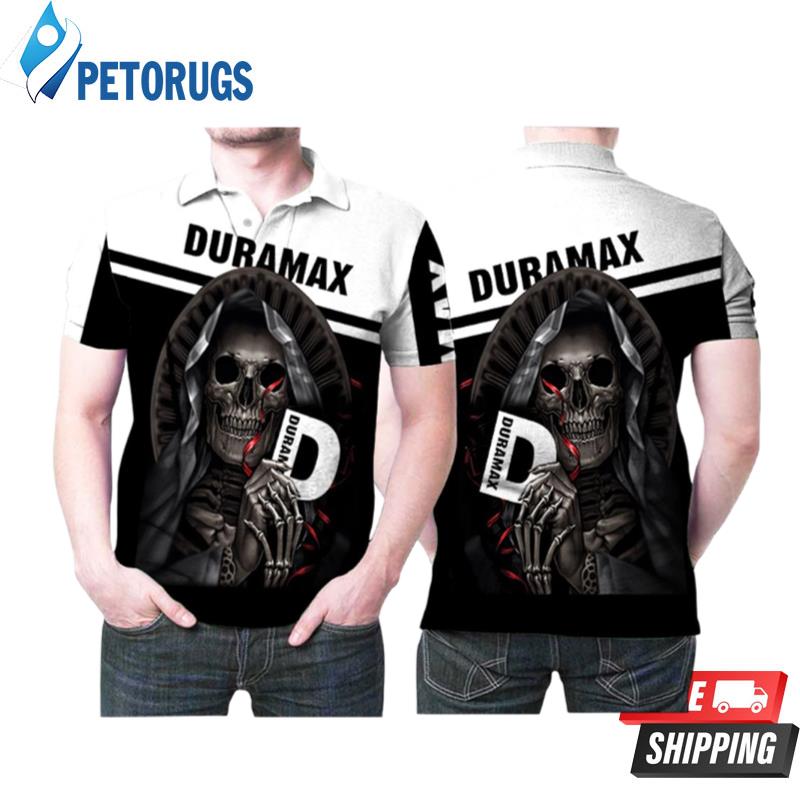 Num Skull Maiden Hugs Duramax Halloween Designed For Duramax Fans Duramax Lovers Polo Shirts