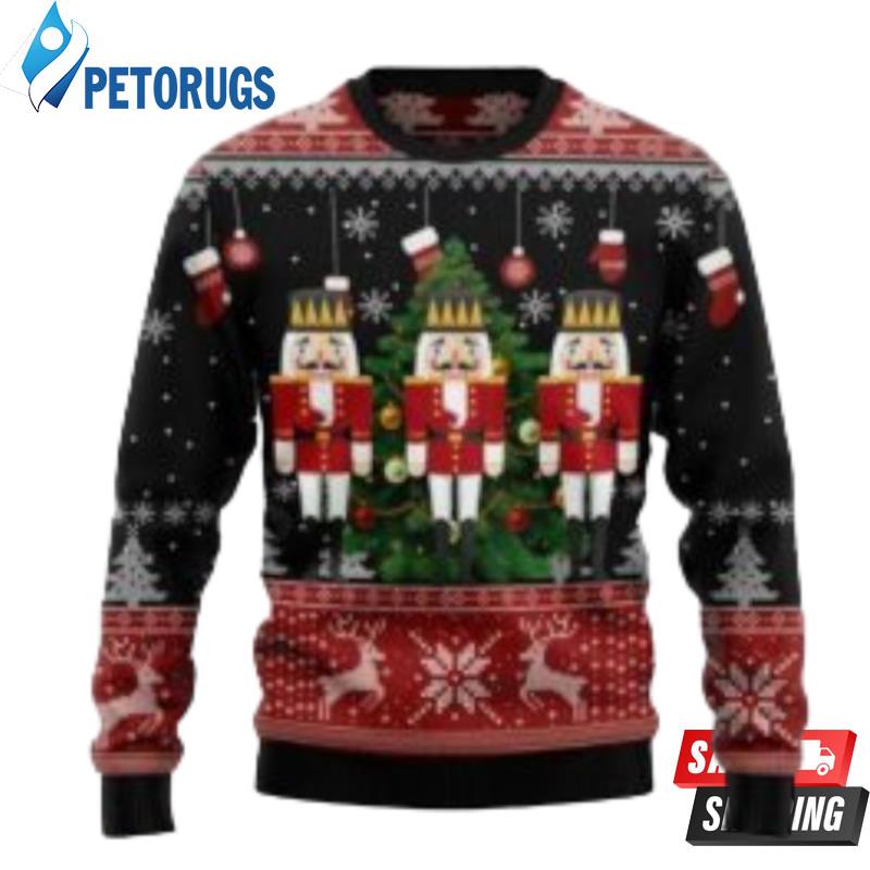 Nutcracker Christmas Tree Ugly Christmas Sweater Ugly Christmas Sweaters