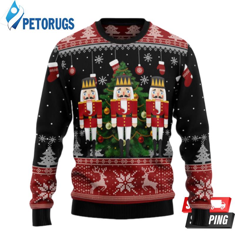 Nutcracker Christmas Tree Ugly Christmas Sweaters