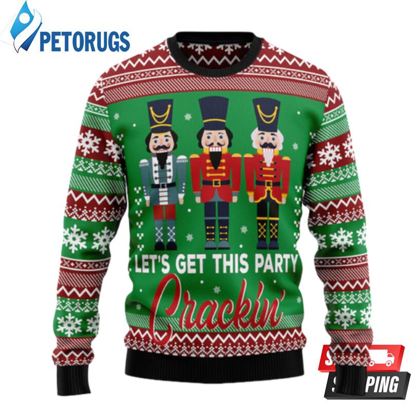 Nutcracker Party Cracking Ugly Christmas Sweaters