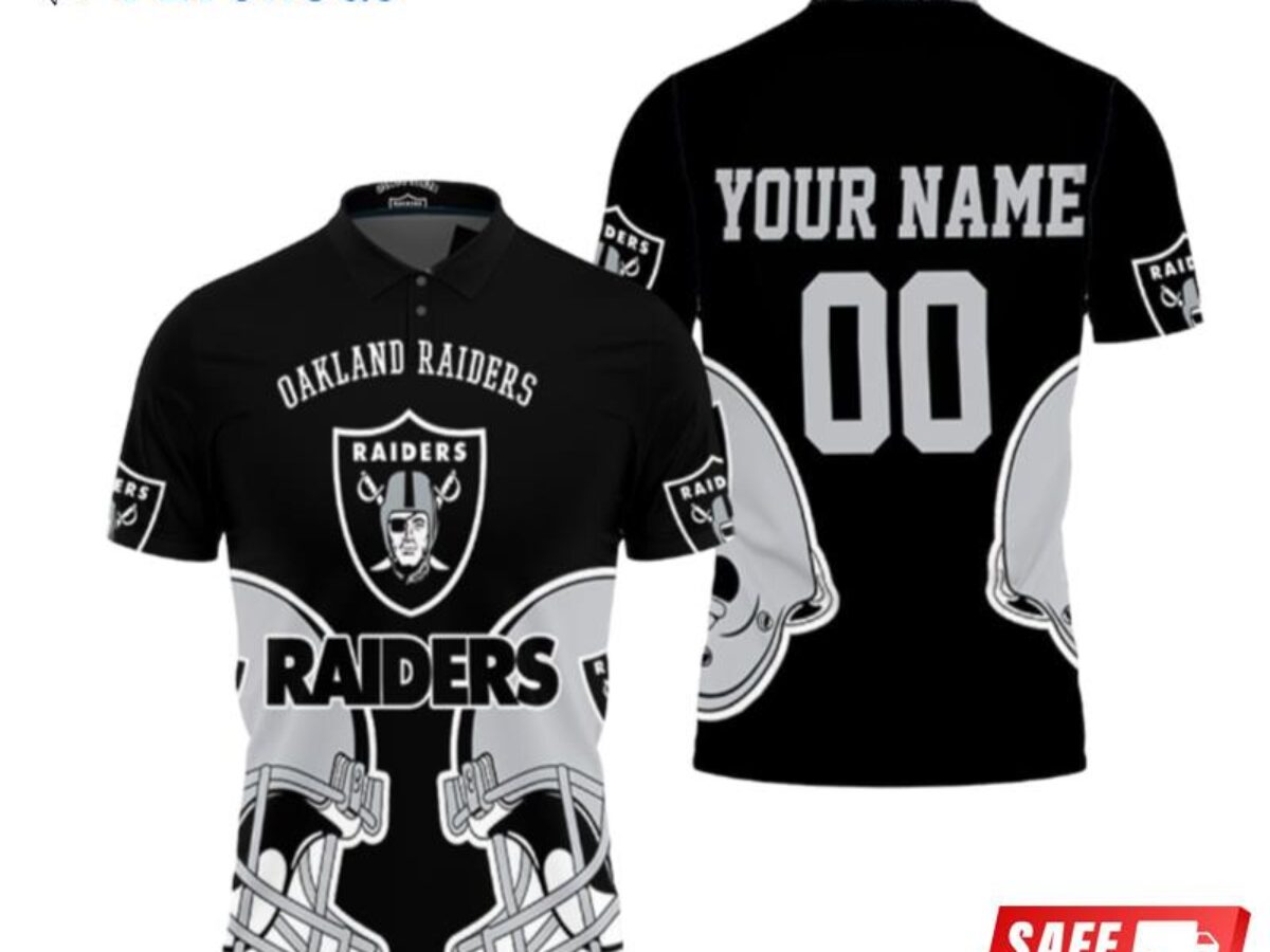 Oakland Raiders Skull Maiden Fans Personalized Polo Shirts - Peto Rugs