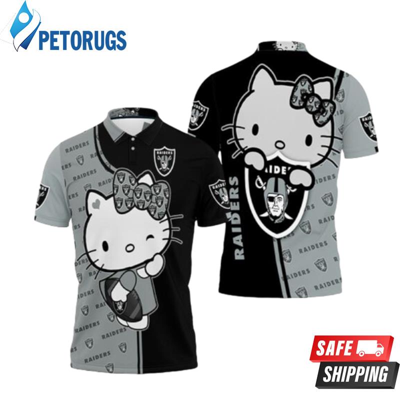 Oakland Raiders Hello Kitty Fan Polo Shirts