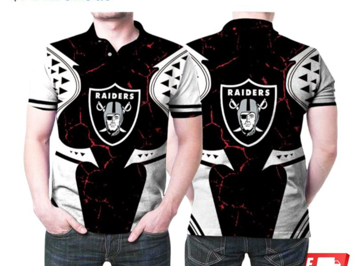 Nfl Las Vegas Raiders For Fans Personalized Polo Shirts - Peto Rugs