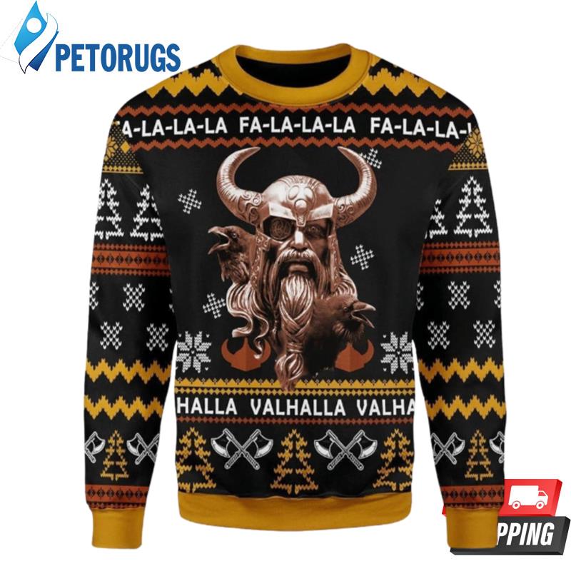 Odin Valhalla Ugly Christmas Sweaters