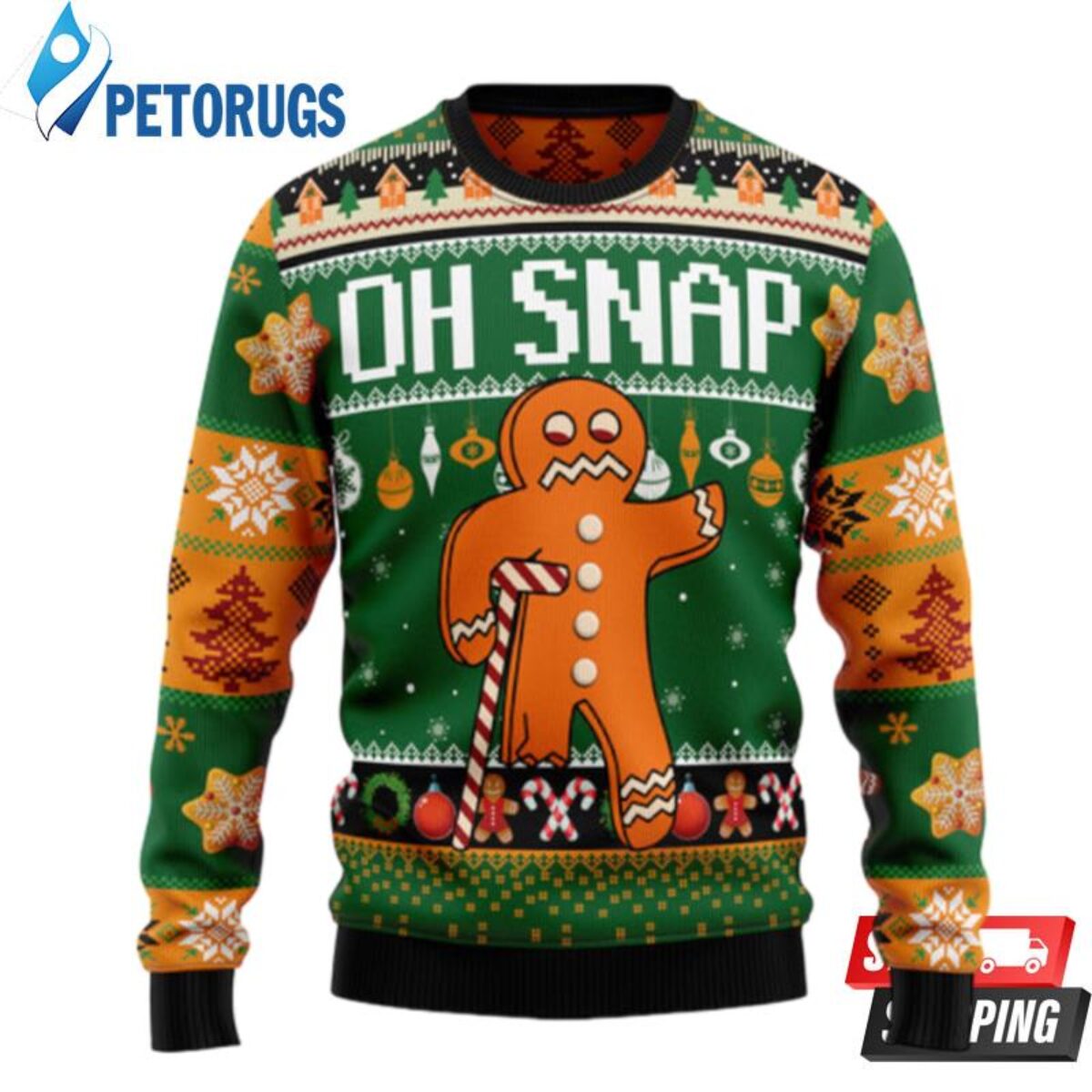 Oh snap sale gingerbread man sweater