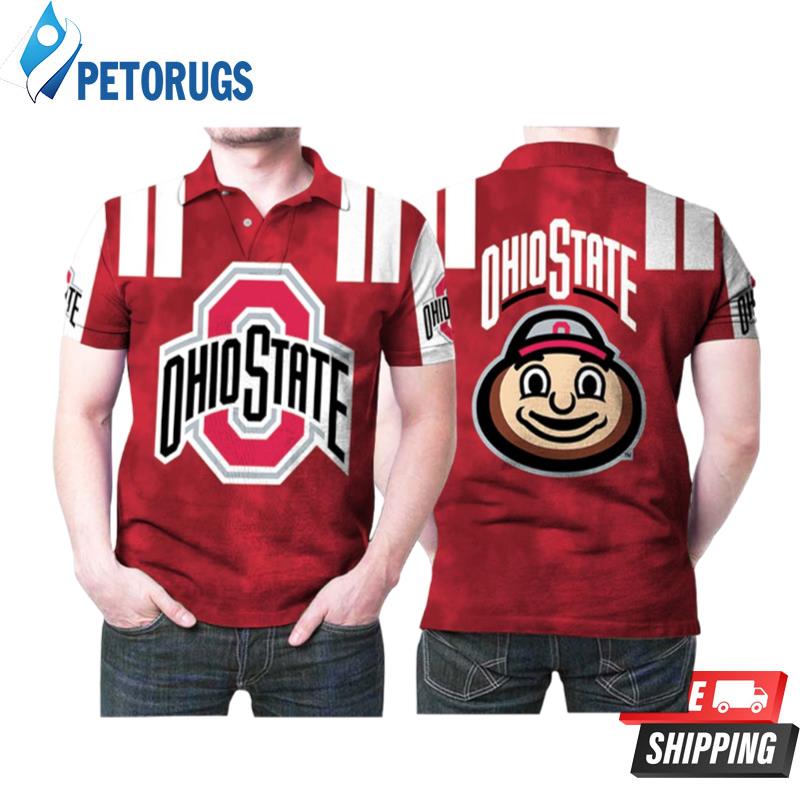 Ohio State Buckeyes Brutus Buckeye Mascot Printed Gift For Buckeyes Fan Polo Shirts