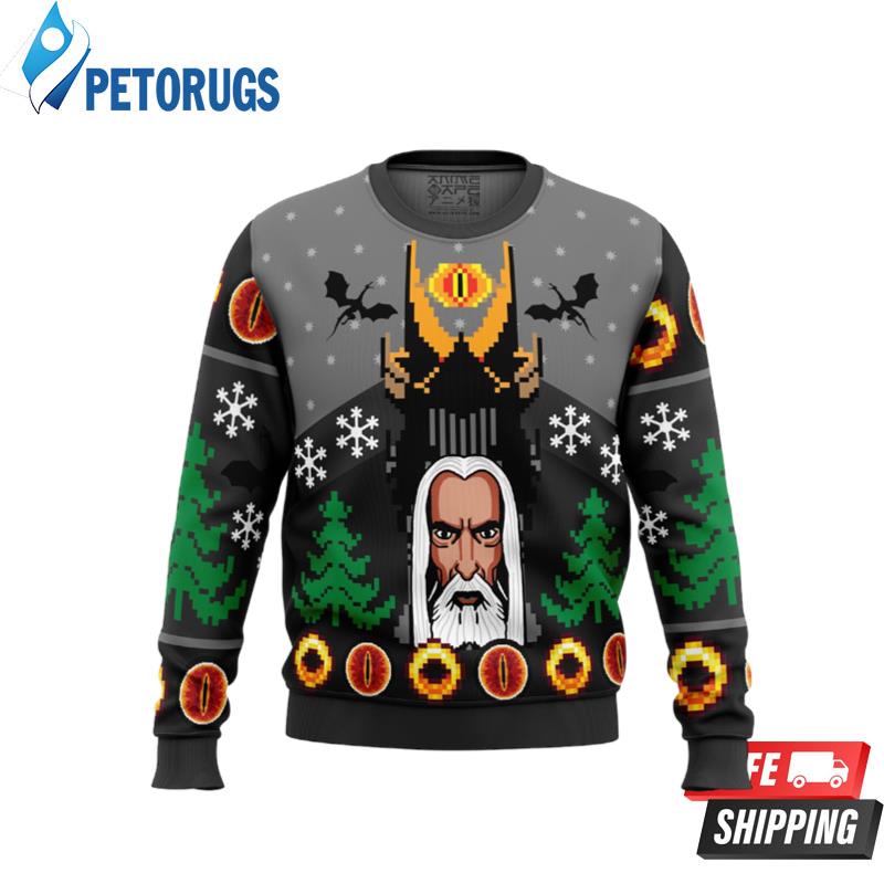 One Christmas to Rule Them All The Lord of the Rings Ugly Christmas Sweaters