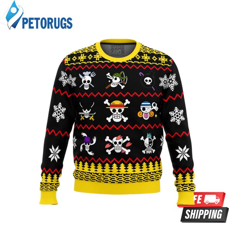 One Piece One Piece Flags Ugly Christmas Sweaters