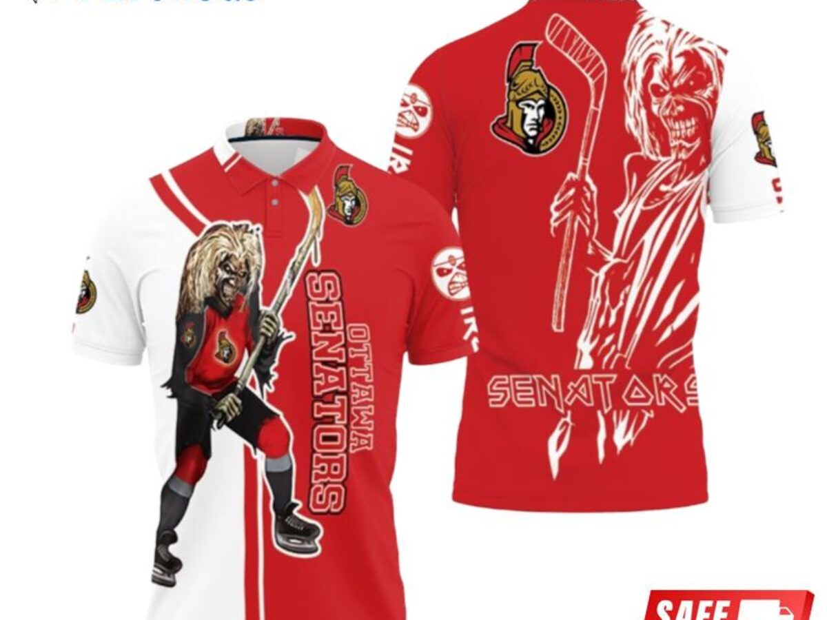 Ottawa Senators And Zombie For Fans Polo Shirts - Peto Rugs