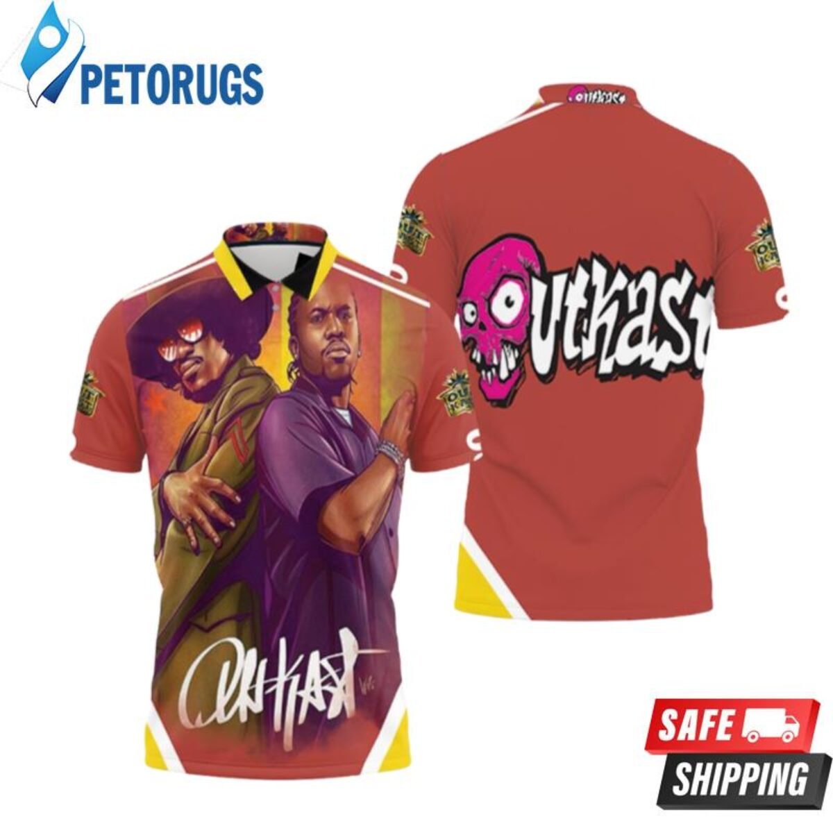 Outkast Atliens Polo Shirts - Peto Rugs