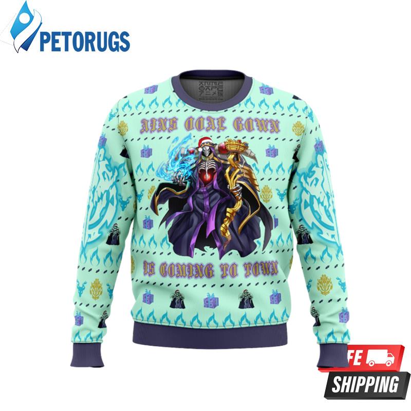 Overlord Ainz Ooal Gown Ugly Christmas Sweaters