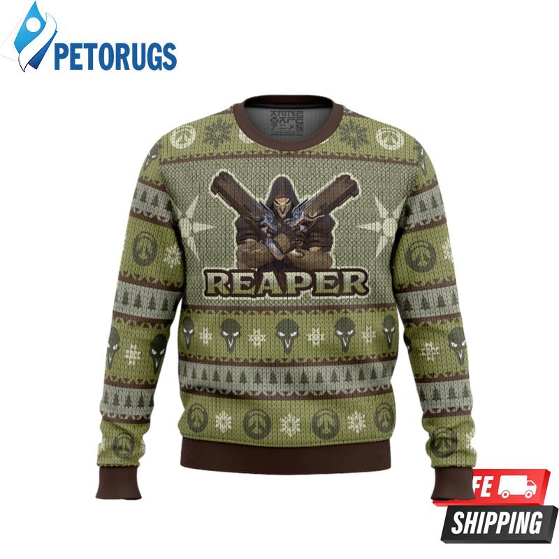 Overwatch The Reaper Ugly Christmas Sweaters