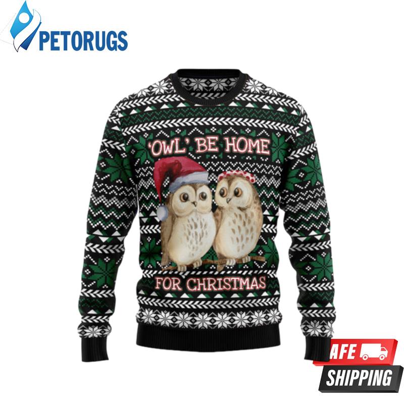 Owl Be Home Ugly Christmas Sweaters