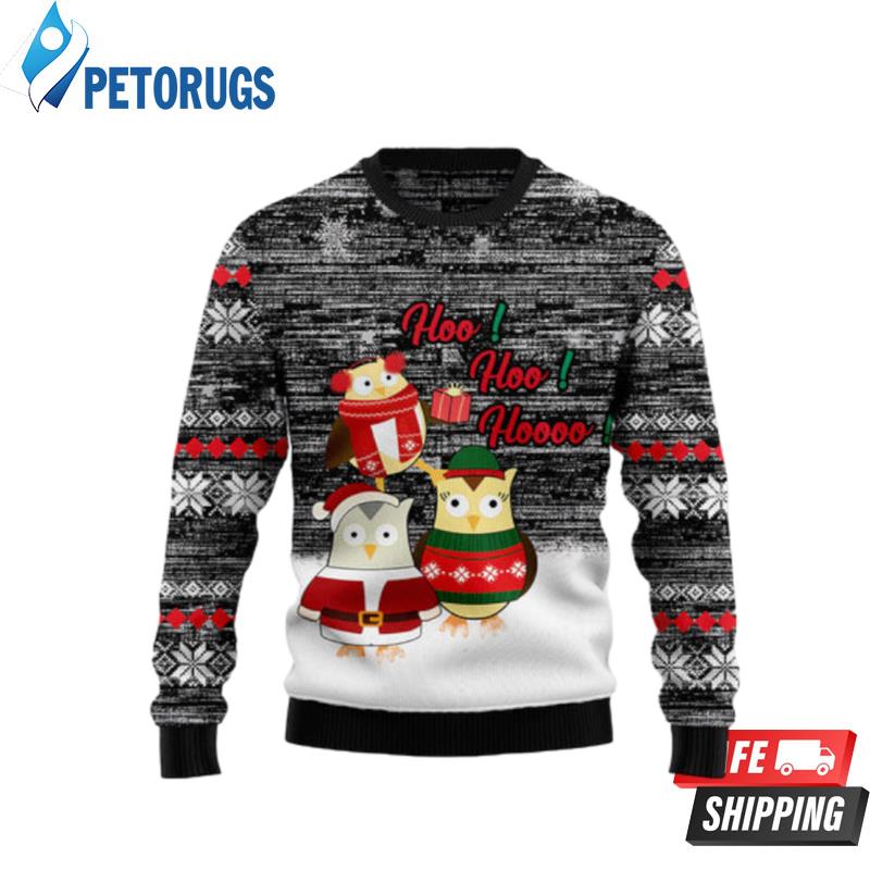 Owl Hoo Hoo Hoooo Ugly Christmas Sweaters