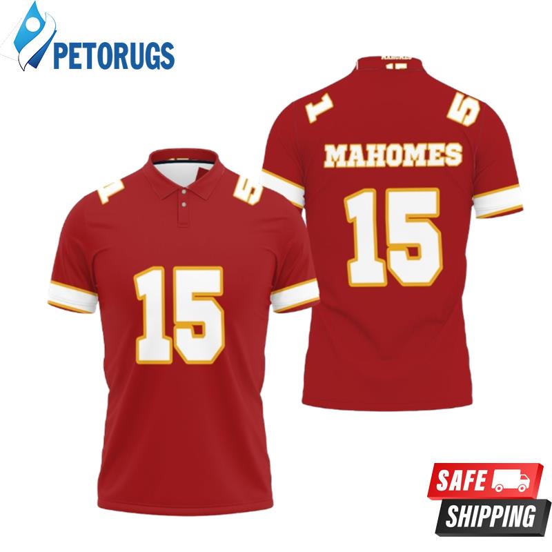 Partrick Mahomes Kannas City Inspired Style Polo Shirts