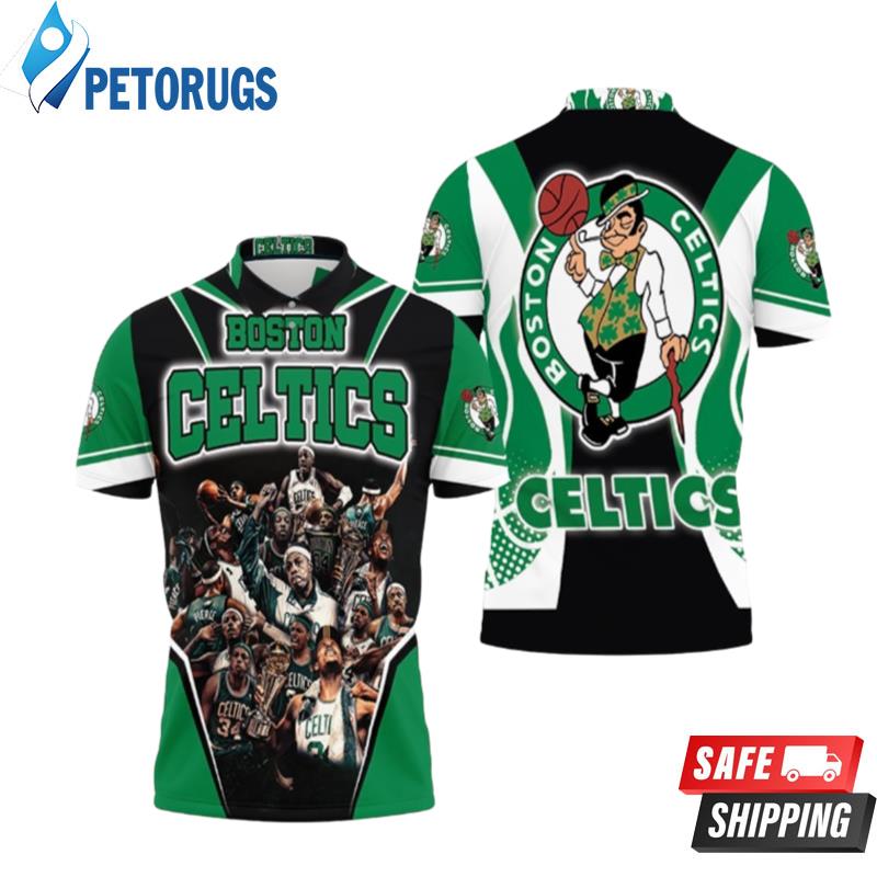 Paul Pierce 34 Boston Celtics Champions Polo Shirts