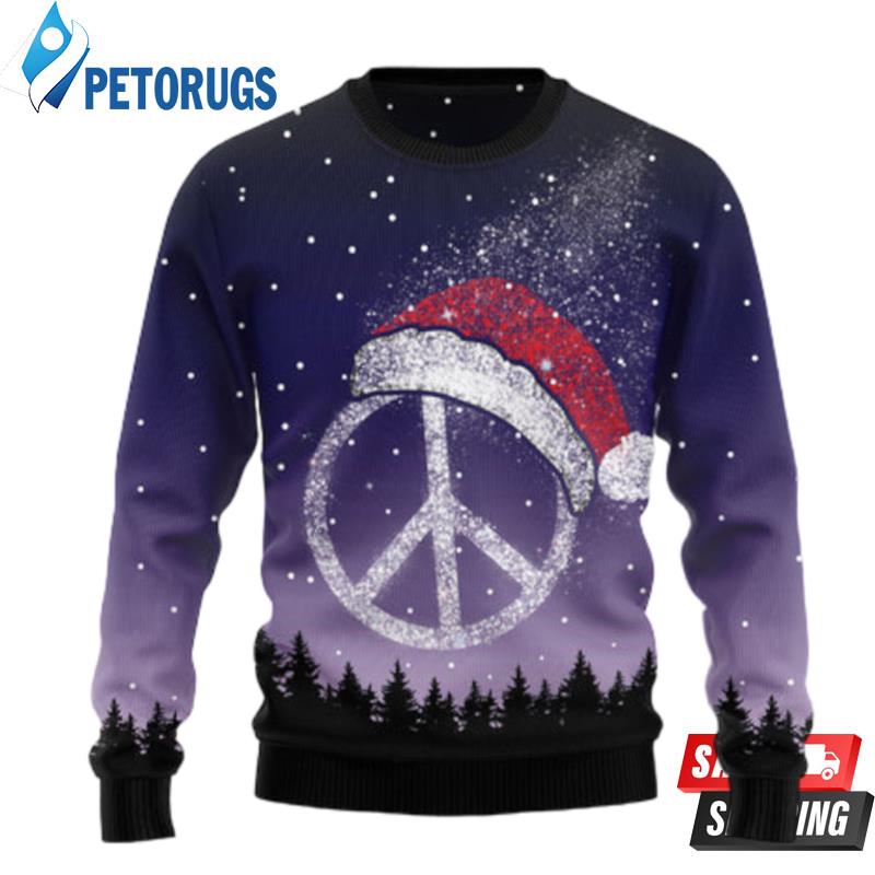 Peace Hippie Ugly Christmas Sweaters