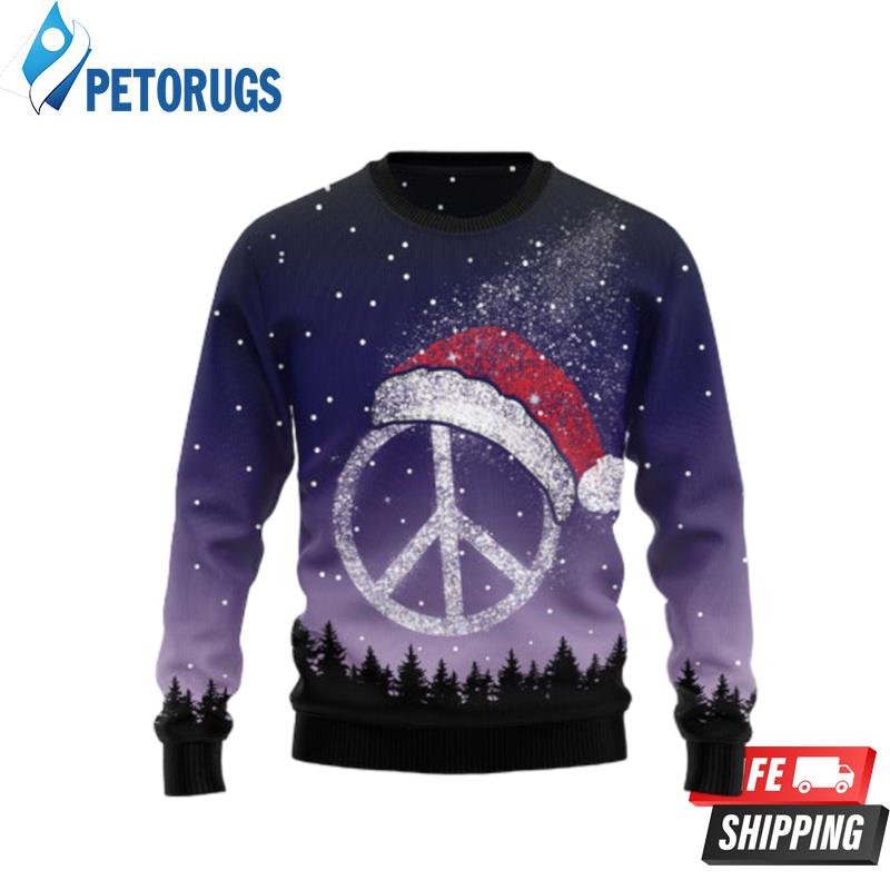 Peace Hippie Ugly Christmas Sweaters