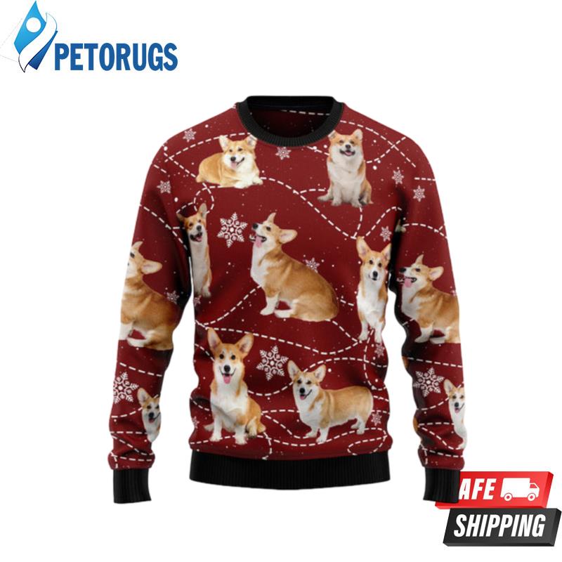 Pembroke Welsh Corgi Xmas 1 Ugly Christmas Sweaters