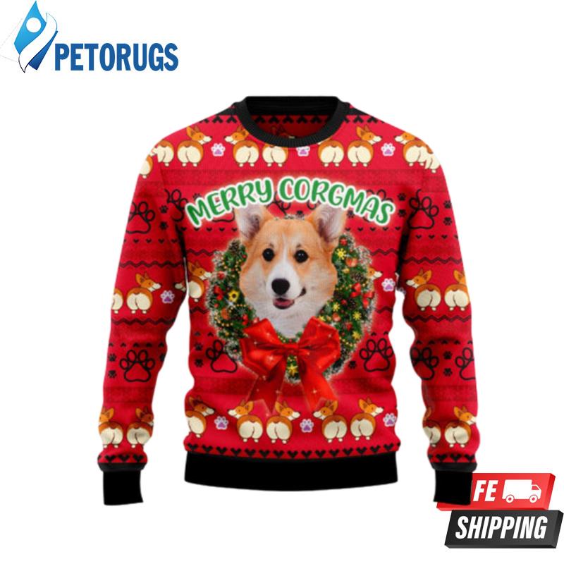 Pembroke Welsh Corgi Xmas Ugly Christmas Sweaters