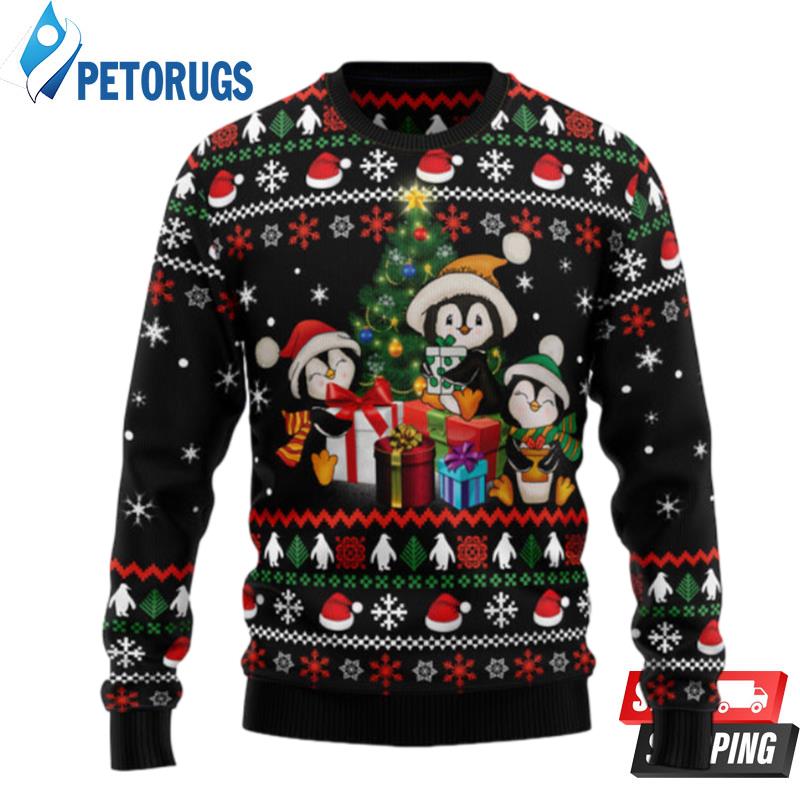 Penguin Christmas Tree Ugly Christmas Sweaters