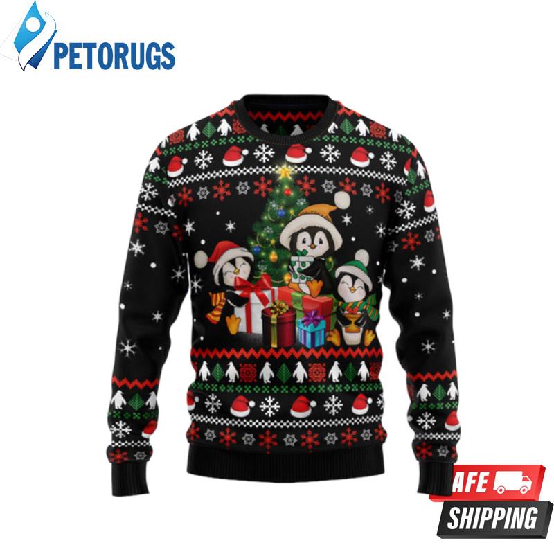 Penguin Christmas Tree Ugly Christmas Sweaters