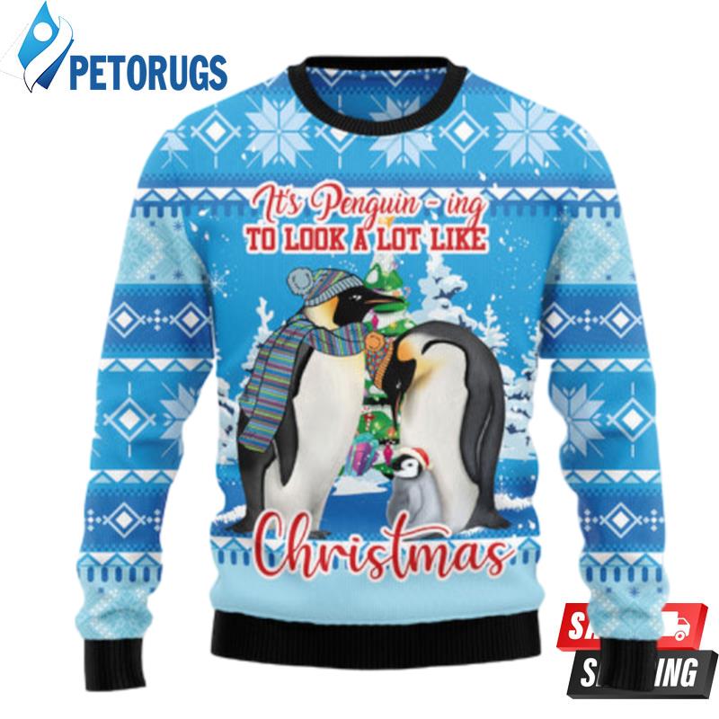 Penguin Family Ugly Christmas Sweaters