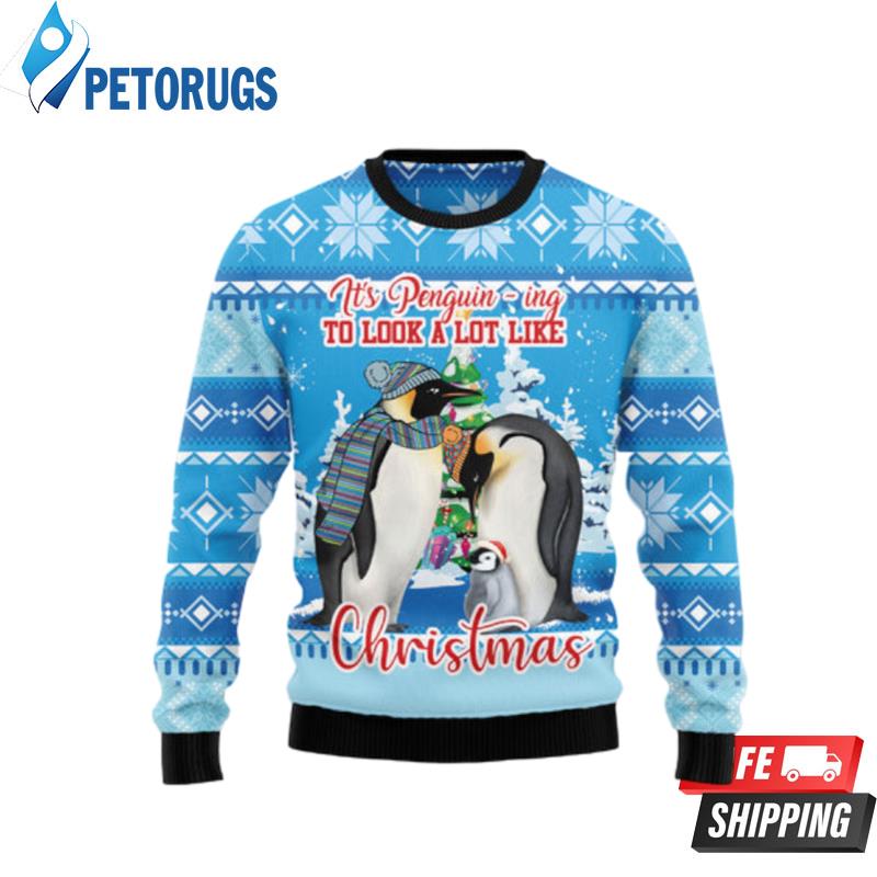 Penguin Family Ugly Christmas Sweaters