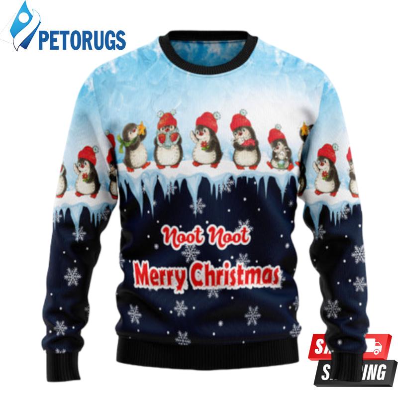 Penguin Hang Out Ugly Christmas Sweaters
