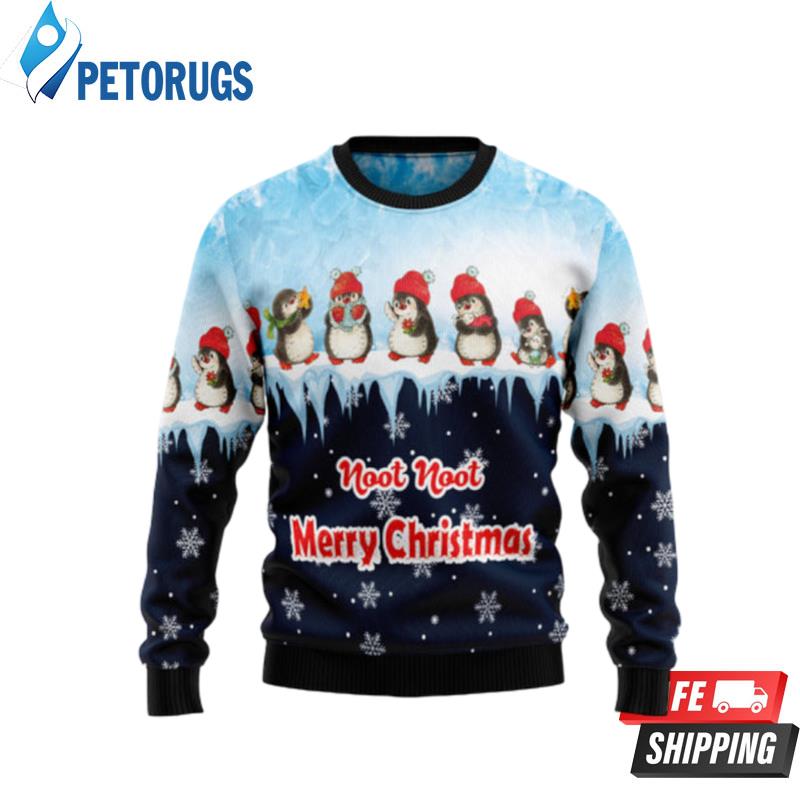 Penguin Hang Out Ugly Christmas Sweaters
