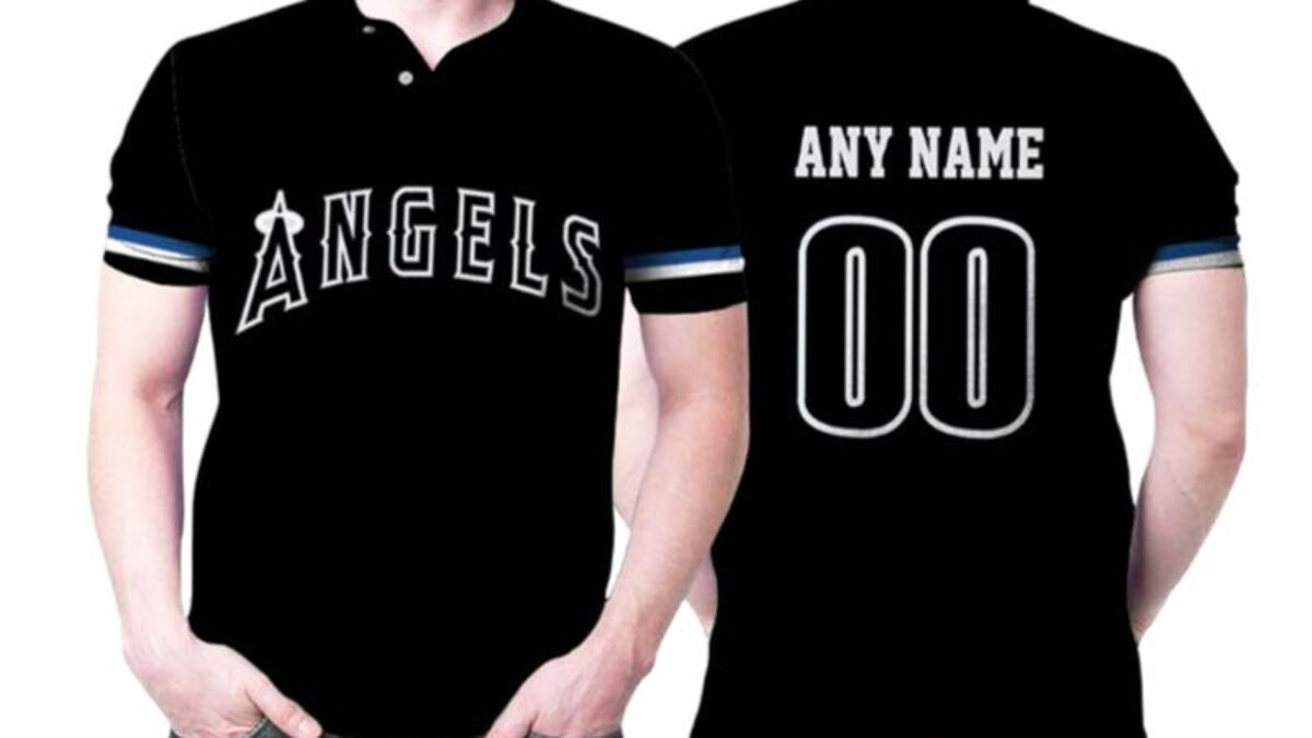 Personalized Los Angeles Angels 00 Anyname 2020 Players Grey Inspired Style  Polo Shirts - Peto Rugs