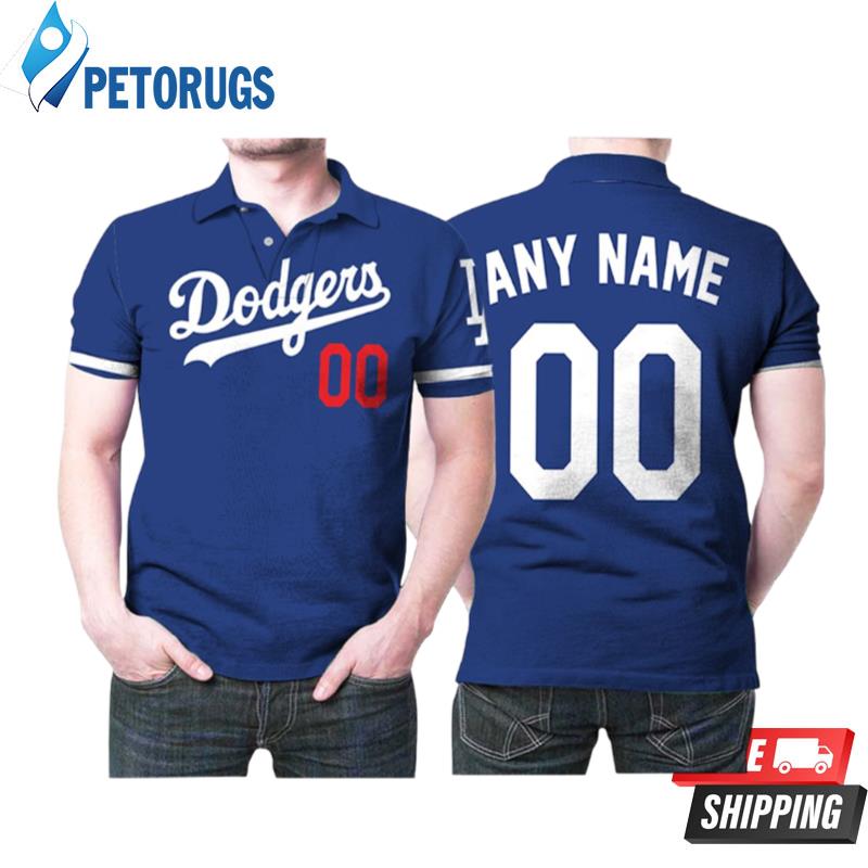 Personalized Los Angeles Dodgers Any Name 00 Mlb 2020 Team Blue Inspired Style Polo Shirts