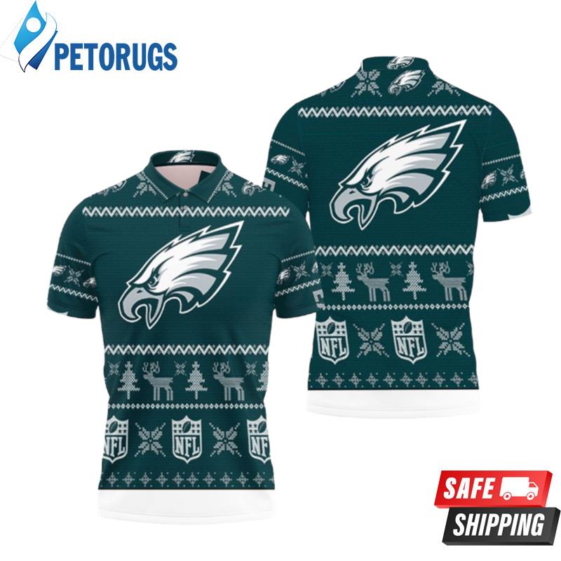 Philadelphia Eagles Nfl Ugly Sweat Christmas Polo Shirts
