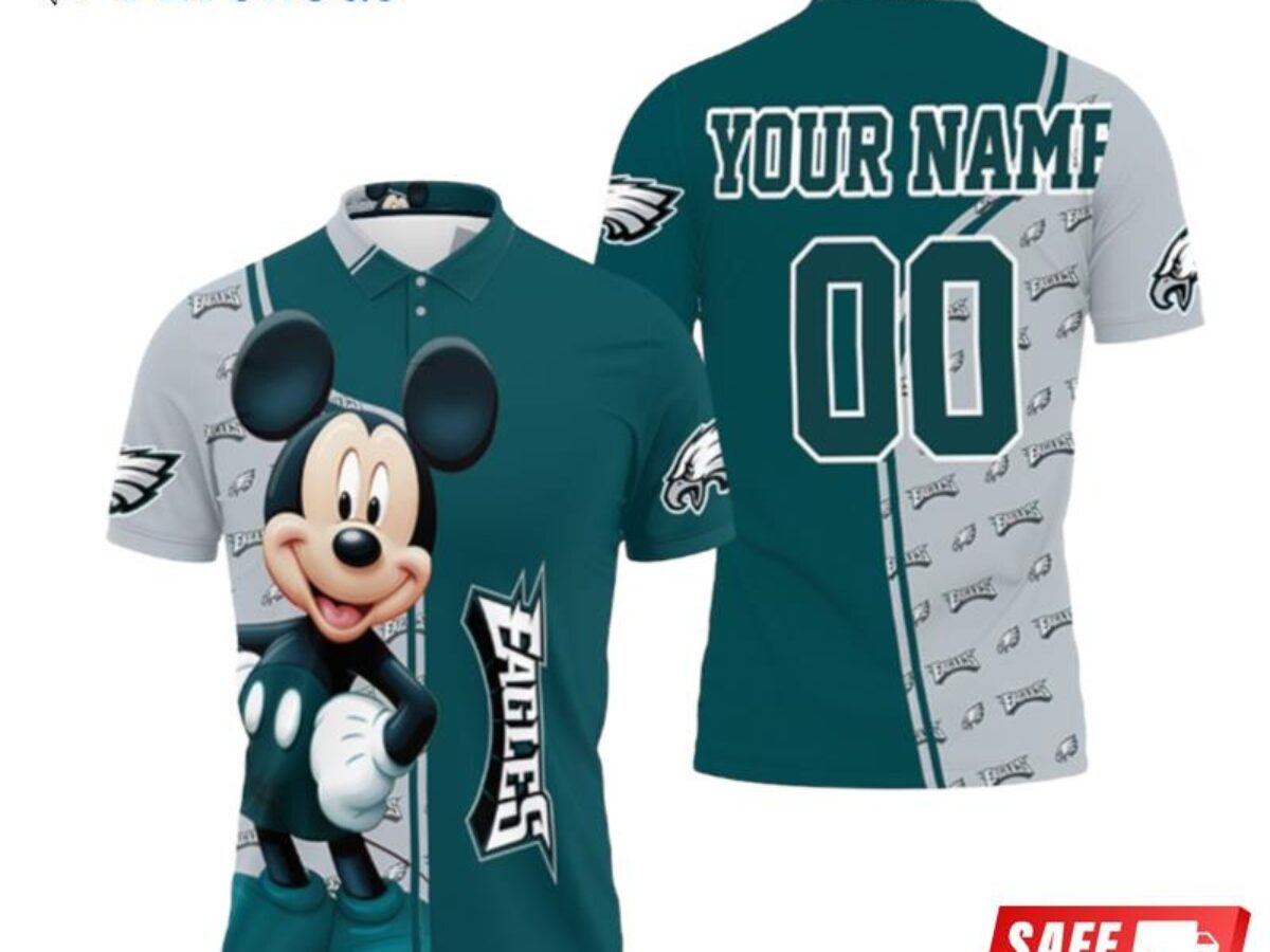 Philadelphia Eagles Personalized Name & Number NFL Dragon Baseball Shirt  Best Gift Fans