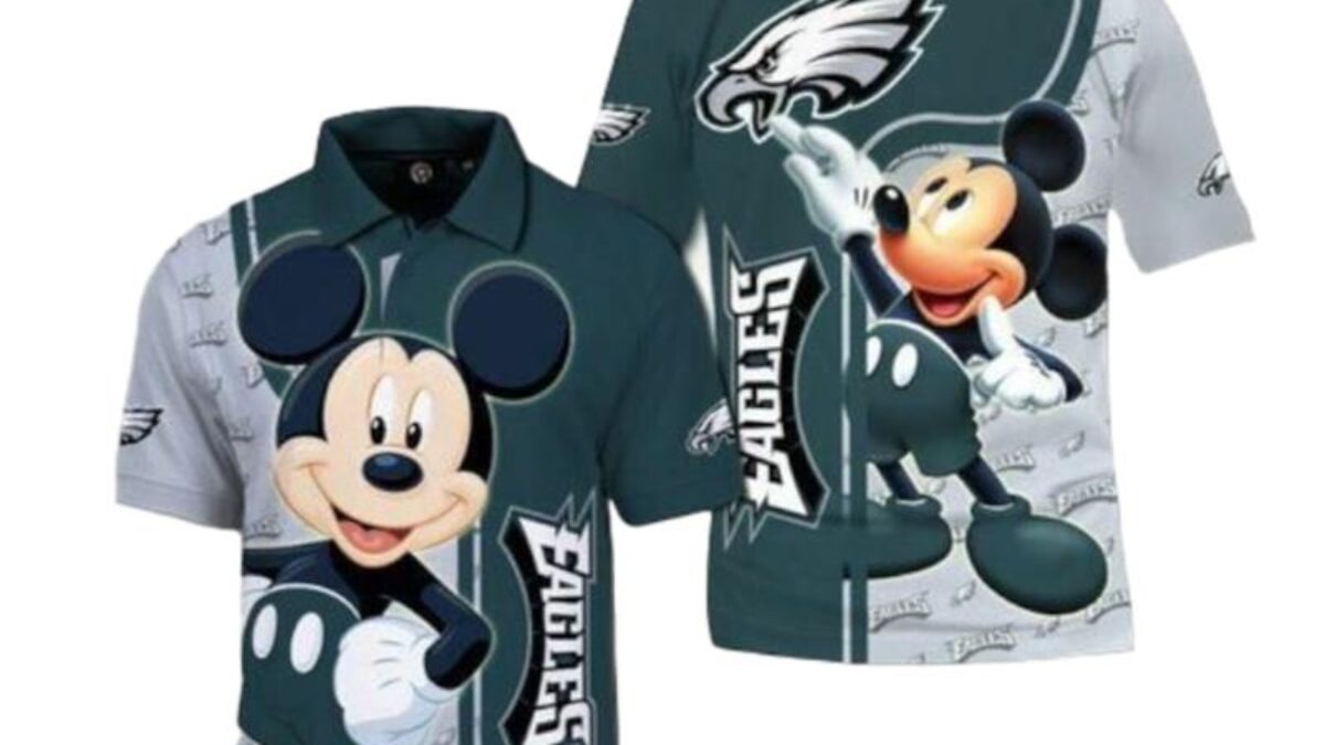 Cool Mickey Mouse Disney NFL Philadelphia Eagles Hawaiian Shirt