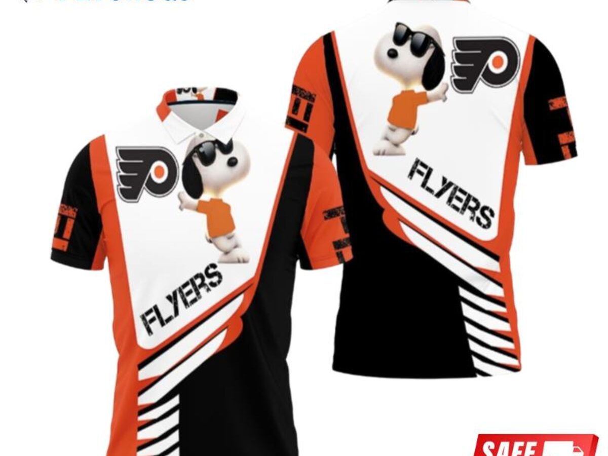 Philadelphia Flyers Snoopy Lover Polo Shirt For Sport Fans