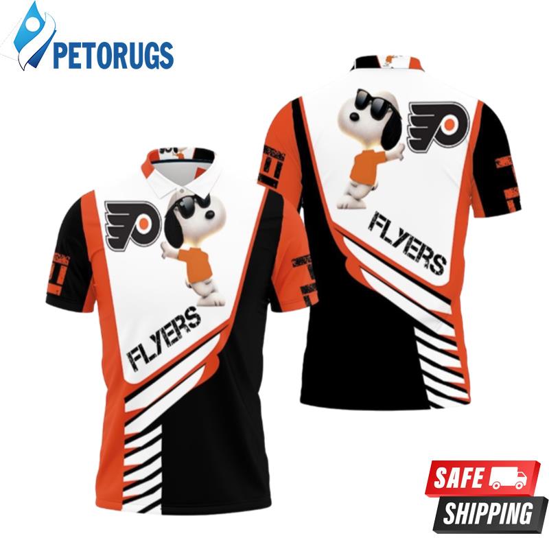 Philadelphia Flyers Snoopy For Fans Polo Shirts