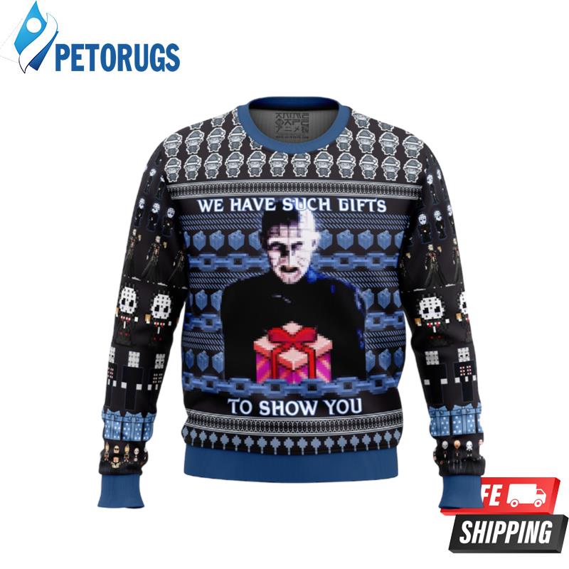 Pinhead Hellraiser Ugly Christmas Sweaters