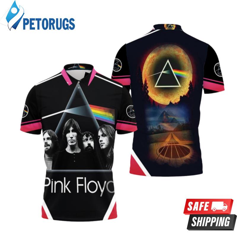 Pink Floyd Logo Member Pop Polo Shirts