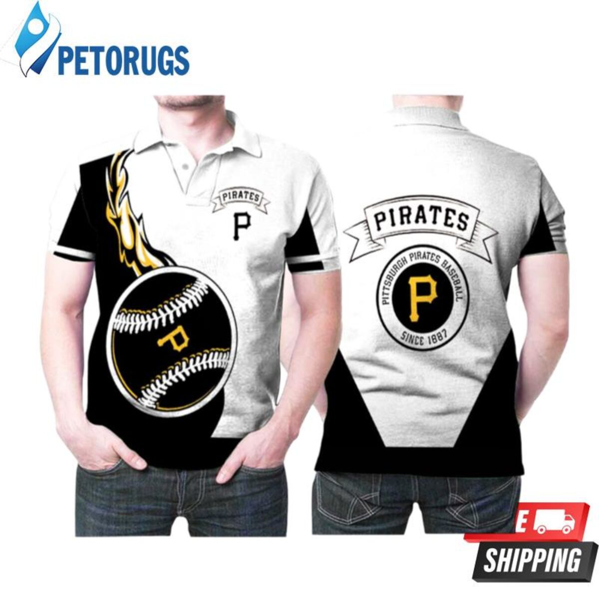 Pittsburgh Pirates Mlb Baseball Team Logo Baseball Lovers Polo Shirts -  Peto Rugs